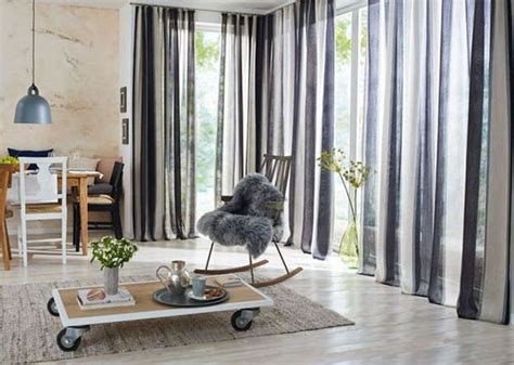 Шторы в вертикальную полоску для гостиной | Decoración de unas ...