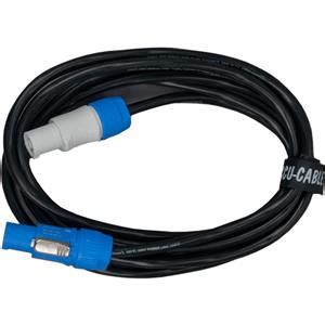 American Dj Pin Xlr Powercon In Out Combo Link Cable Ac Ppcon