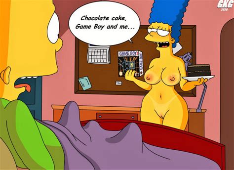 Marge Simpson And Bart Simpson Shaved Pussy Tits Nude Erect Nipples