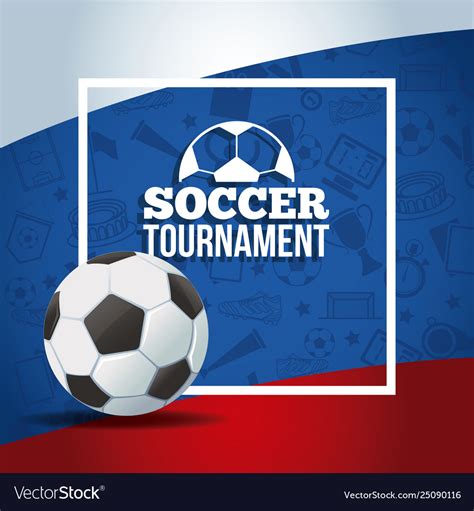 Russian Soccer Tournament Royalty Free Vector Image