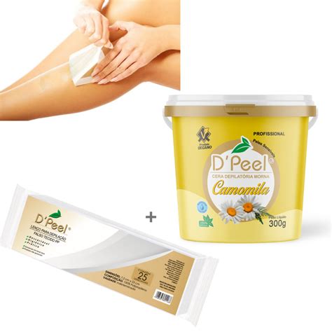 Melhor Cera Para Depilação Intima - Cera Para Depilacao Intima Camomila, Mel Pernas, Braços 300 Gramas + 1 ...