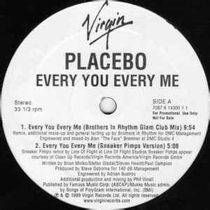 Placebo - Every You Every Me (1999, Vinyl) | Discogs