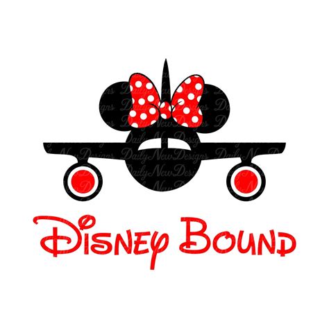 Disney Bound Svg File Mickey Mouse Minnie Mouse Svg Dxf Png Etsy