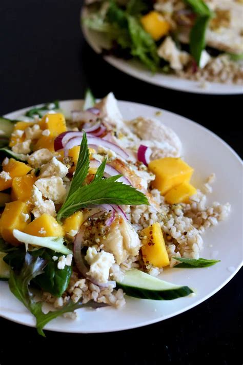 How To Make Chicken Mango Barley Salad Days Of Jay