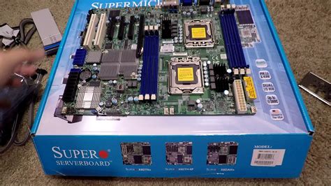 Retail Unboxing Supermicro X8DTL 6 Dual 1366 W Onboard LSI SAS 2008