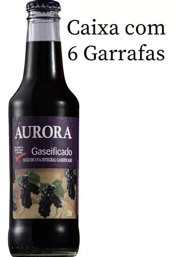 Suco De Uva Aurora Tinto Integral Gaseificado 275ml C 6 Parcelamento