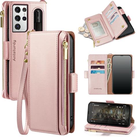 Amazon Antsturdy For Samsung Galaxy S21 Ultra 5G Wallet Case With