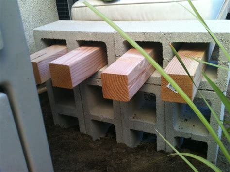 Cool DIY concrete block bench | My desired home