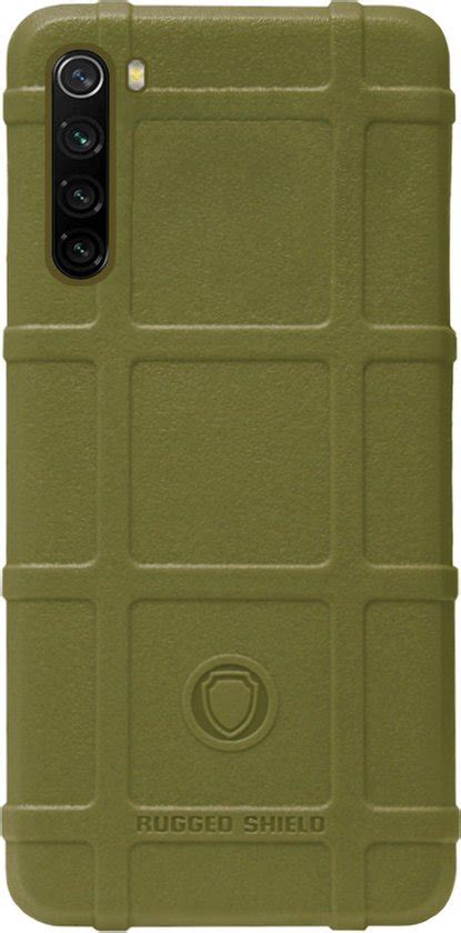 RUGGED SHIELD Rubber Bumper Case Hoesje Voor Xiaomi Redmi Note 8 2021