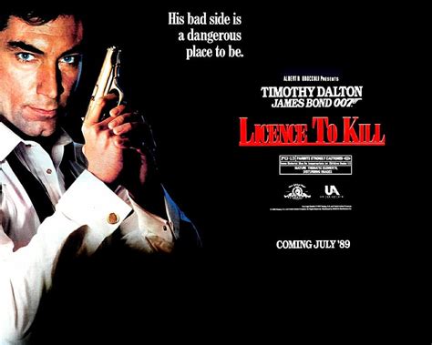 Licence To Kill Action Fiction James Bond Cinema Thriller