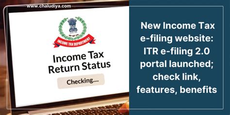 New Income Tax E Filing Website ITR E Filing 2 0 Portal Launched