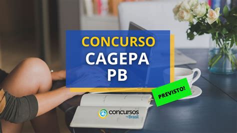 Concurso Cagepa PB Novo Edital Pelo Cebraspe