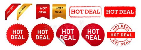 Hot Deal Stamp And Ribbon Label Sticker Sign For Special Promotion