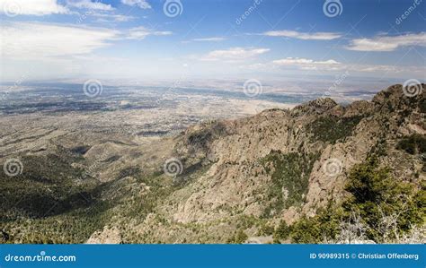 Sandia Mountains In Albuquerque New Mexico Stock Image Image Of