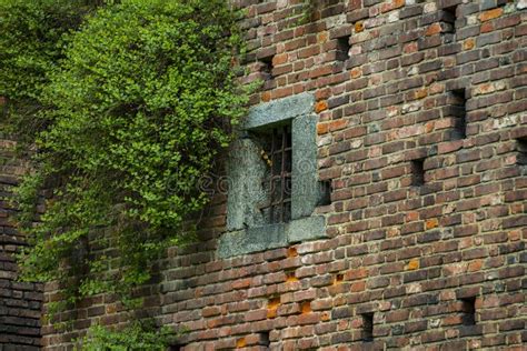 Elemente Der Architektur Des Alten Schlosses Von Sforza Stockfoto