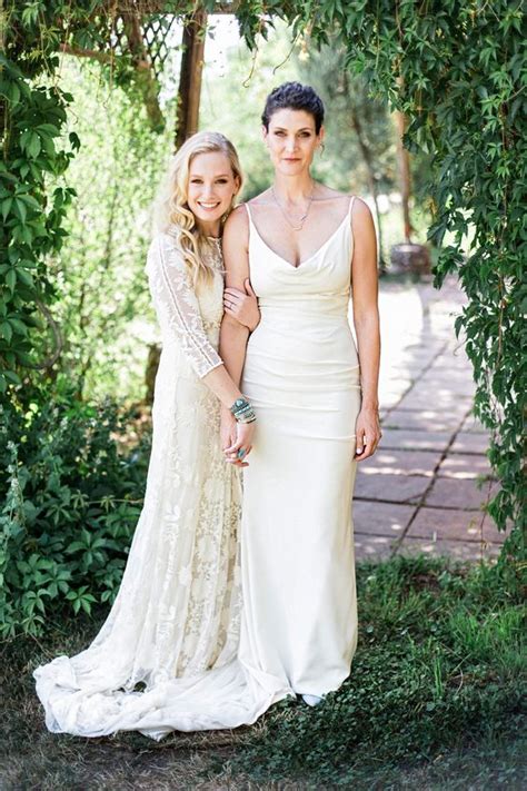 Chic Bridal Outfits For Same Sex Weddings Weddingomania