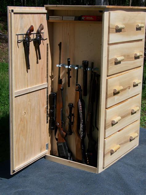 How To Make A Wooden Gun Safe Image To U