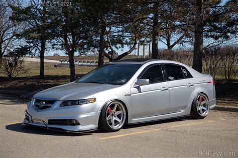 Silver Acura TL At JDM Cars Coffee BenLevy