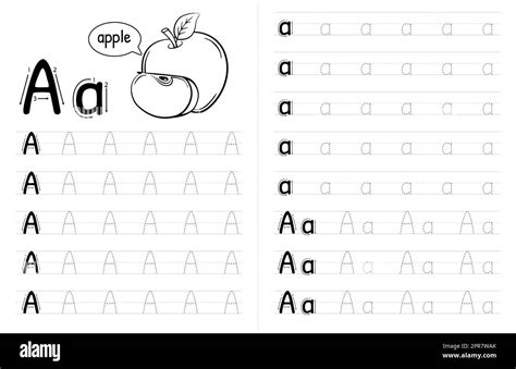 Abc Alphabets Tracing Book Interior For Kids Children Writing