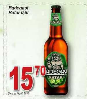 ARCHIV Radegast Ratar pivo 0 5l v akci platné do 21 2 2022