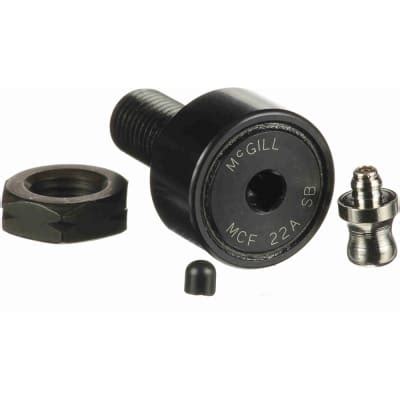 McGill MCF 22A B Crowned Metric Cam Follower Stud Mount Roller