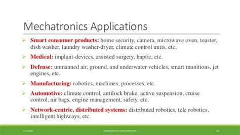 Introduction to mechatronics