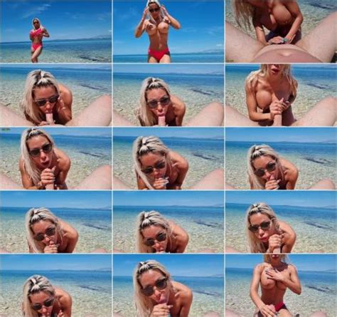 DanielaCoraHansson Mega Public Blowjob Am Strand Von Kroatien FullHD