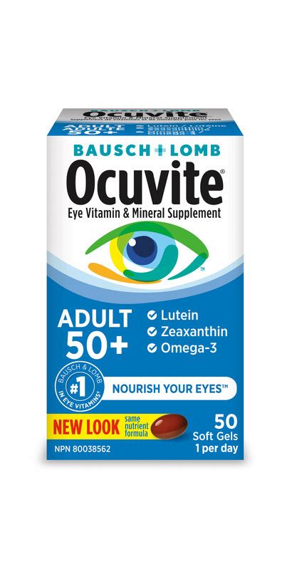 Buy Bausch And Lomb Ocuvite Adult 50 At Well Ca Free Shipping 35 In