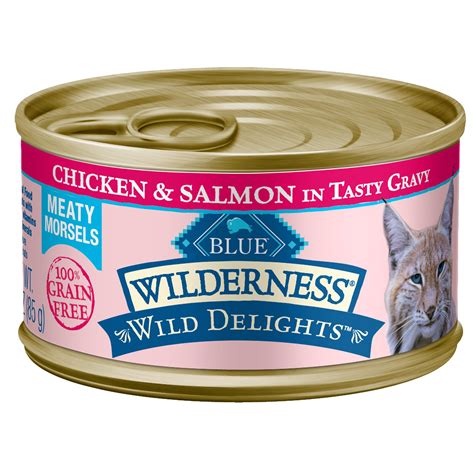 Blue Buffalo Wilderness Wild Delights Chicken And Salmon In Gravy Canned