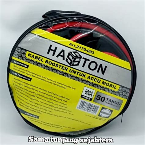 Jual HASTON KABEL JUMPER AKI 600 AMPER KABEL BOOSTER UNTUK ACCU MOBIL