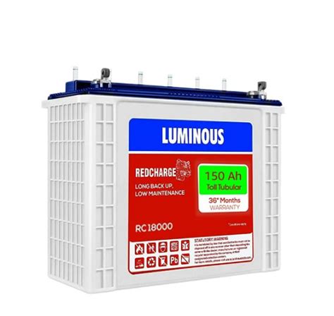 High Performance Luminous Inverter Battery Battery Capacity: