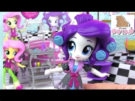 HTVS - Эквестрия Герлз Мини Кукла Рарити Пижамная Вечеринка. Распаковка ...