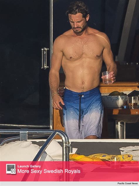 Prince Carl Philip Of Sweden Shows Off Insanely Hot Bod During Vacation With Former Model Wife