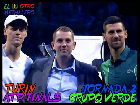 Novak Djokovic VS Jannik Sinner Resumen en ESPAÑOL del grupo VERDE