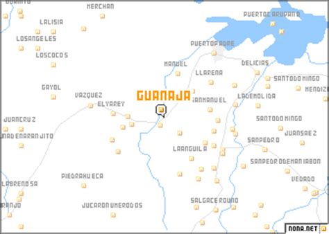 Guanaja (Cuba) map - nona.net