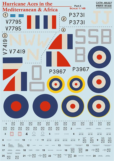 1 48 Hurricane Aces of the MTO and Africa Part 3 MN modelář