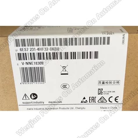 M Dulo De Entrada Anal Gico Original Plc S Es Hf Xb Novo L Gica