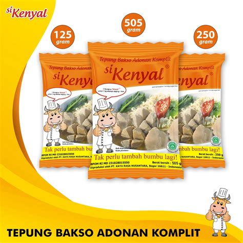 Jual Tepung Adonan Bakso Si Kenyal Gr Shopee Indonesia