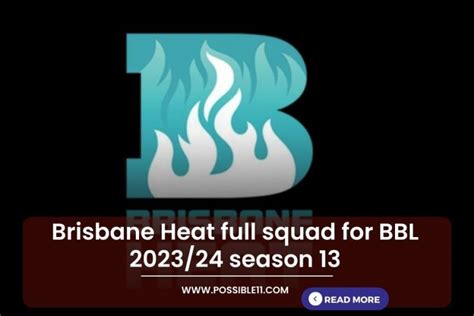 Brisbane Heat full squad for BBL 2023/24 season 13