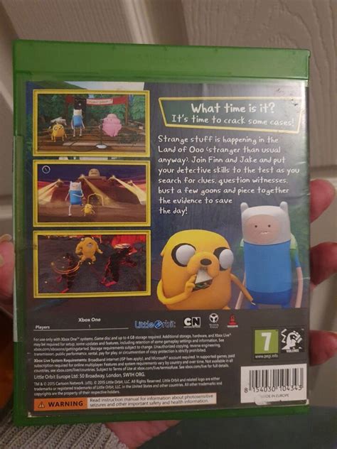 Adventure Time Finn Jake Investigations Xbox One Uk Ebay