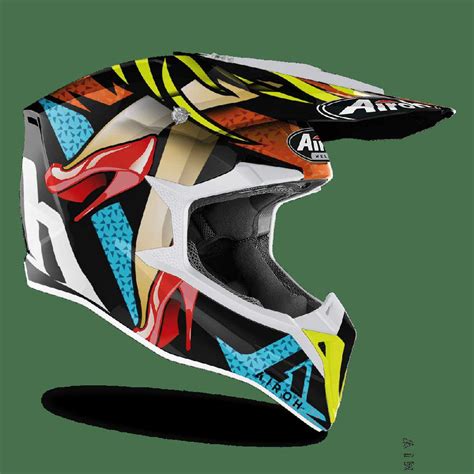 Airoh Wraap Lollipop Motocross Helmet Multicolor Motardinn