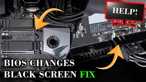 How To FIX BLACK SCREEN From BIOS CHANGES 3 WAYS YouTube