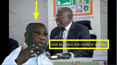 Candidature De Gbagbo La Pr Sidentielle Ciss Bacongo Rhdp