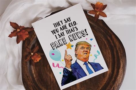 Trump Birthday Card Funny Birthday Card - Etsy