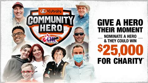 Kubota And The Chl Recognize Volunteers Through Community Hero Program