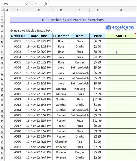 Excel Practice Exercises With IF Function ExcelDemy