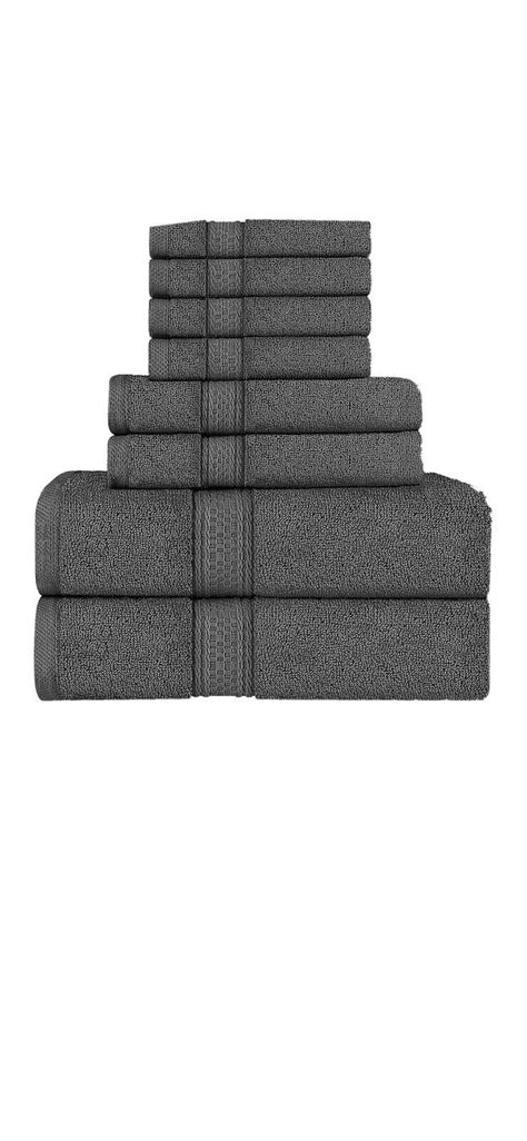 Utopia Towels 8 Piece Premium Towel Set 2 Bath Towels 2 Hand Towels