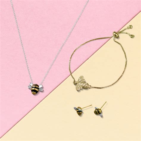 Save The Bees™ Necklace Adopt A Bee Necklace From Project Honey Bees