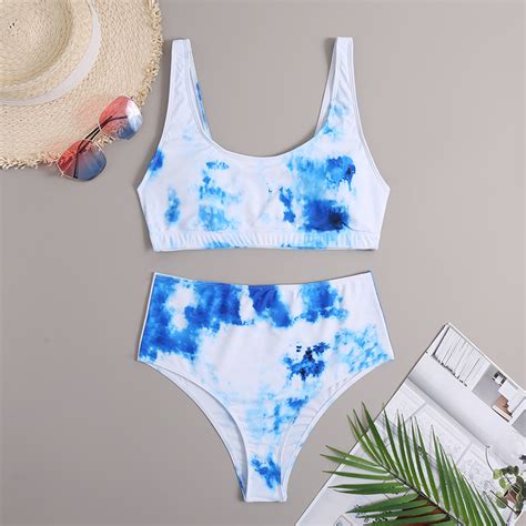 Bikini Print Swimsuit Two Piece Swimsuit On Luulla