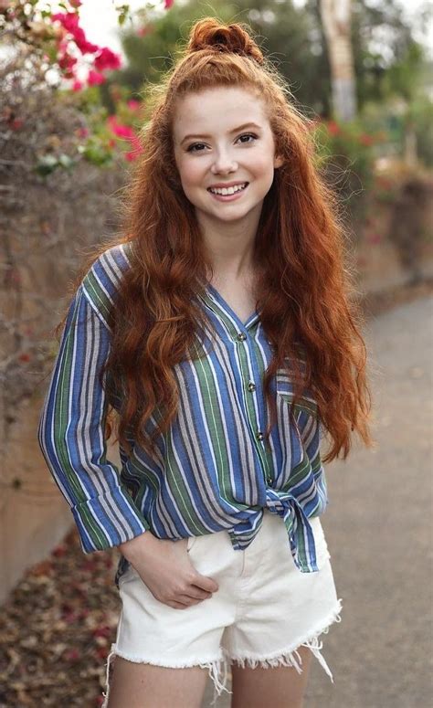 Francesca Capaldi Shared By Sorryitsrae On We Heart It Redhead Girl